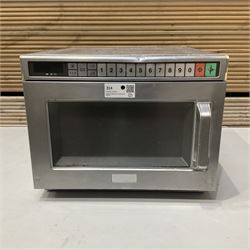 Stainless steel Commercial microwave - THIS LOT IS TO BE COLLECTED BY APPOINTMENT FROM DUGGLEBY STORAGE, GREAT HILL, EASTFIELD, SCARBOROUGH, YO11 3TX