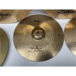 Five Zildjian cymbals - ZBT Ride D51cm (20