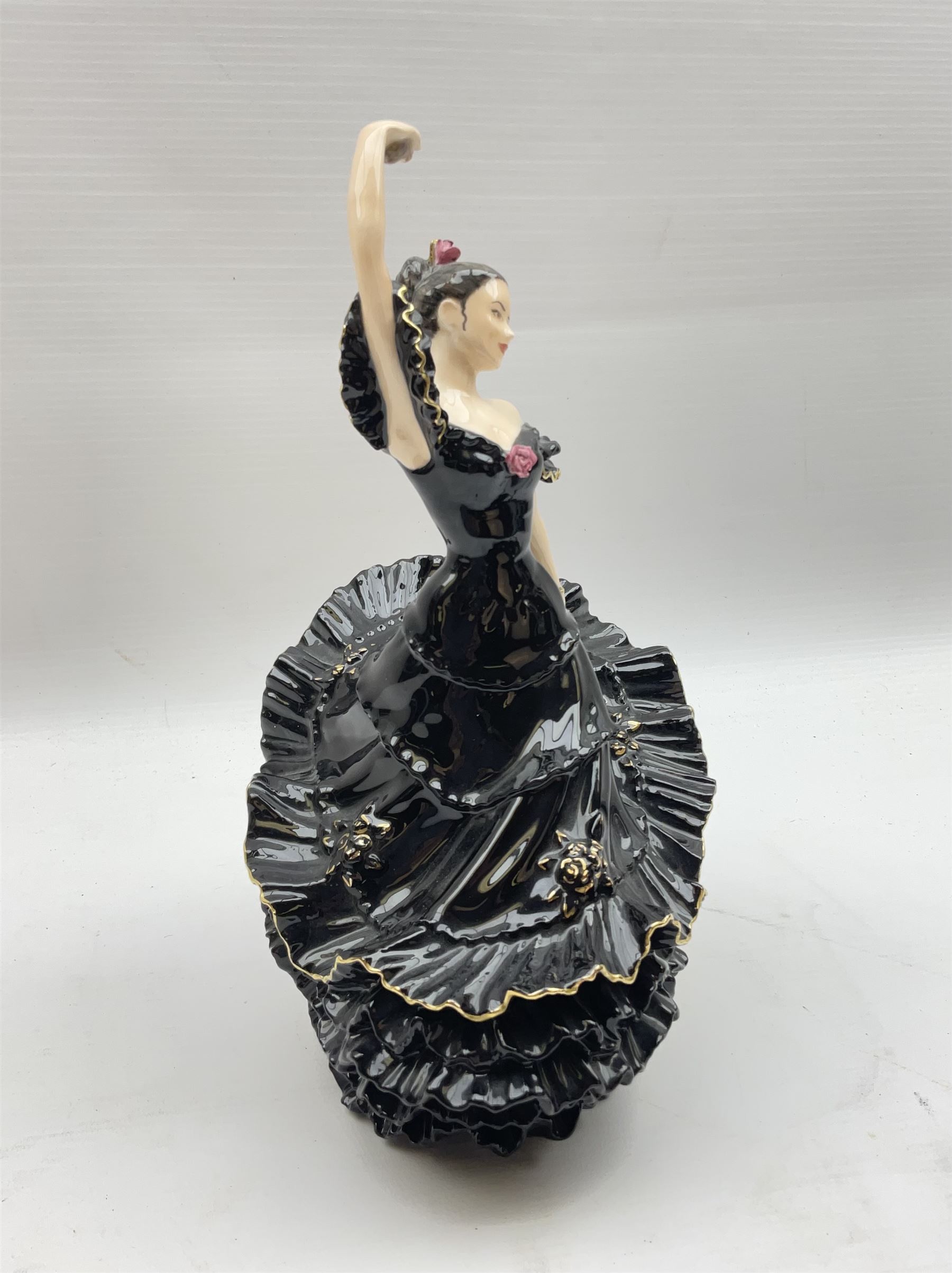 Coalport figure Flamenco, limited edition figure, sculpted by David Lyttleton, no. 8358/9,500