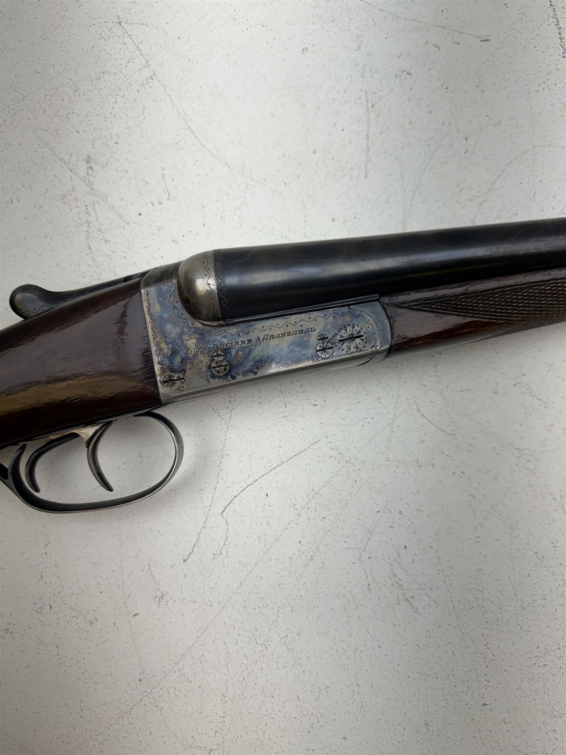 SHOTGUN CERTIFICATE REQUIRED – Spanish AYA 12-bore double trigger side ...