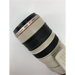 Canon camera lens 'Canon Zoom Lens EF 100-400mm 1:4.5-5.6 L IS Ultrasonic' 