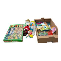 Lost Valley Dinosaurs, together with annuals, Sesame Street Collectibles and stuffed toys  