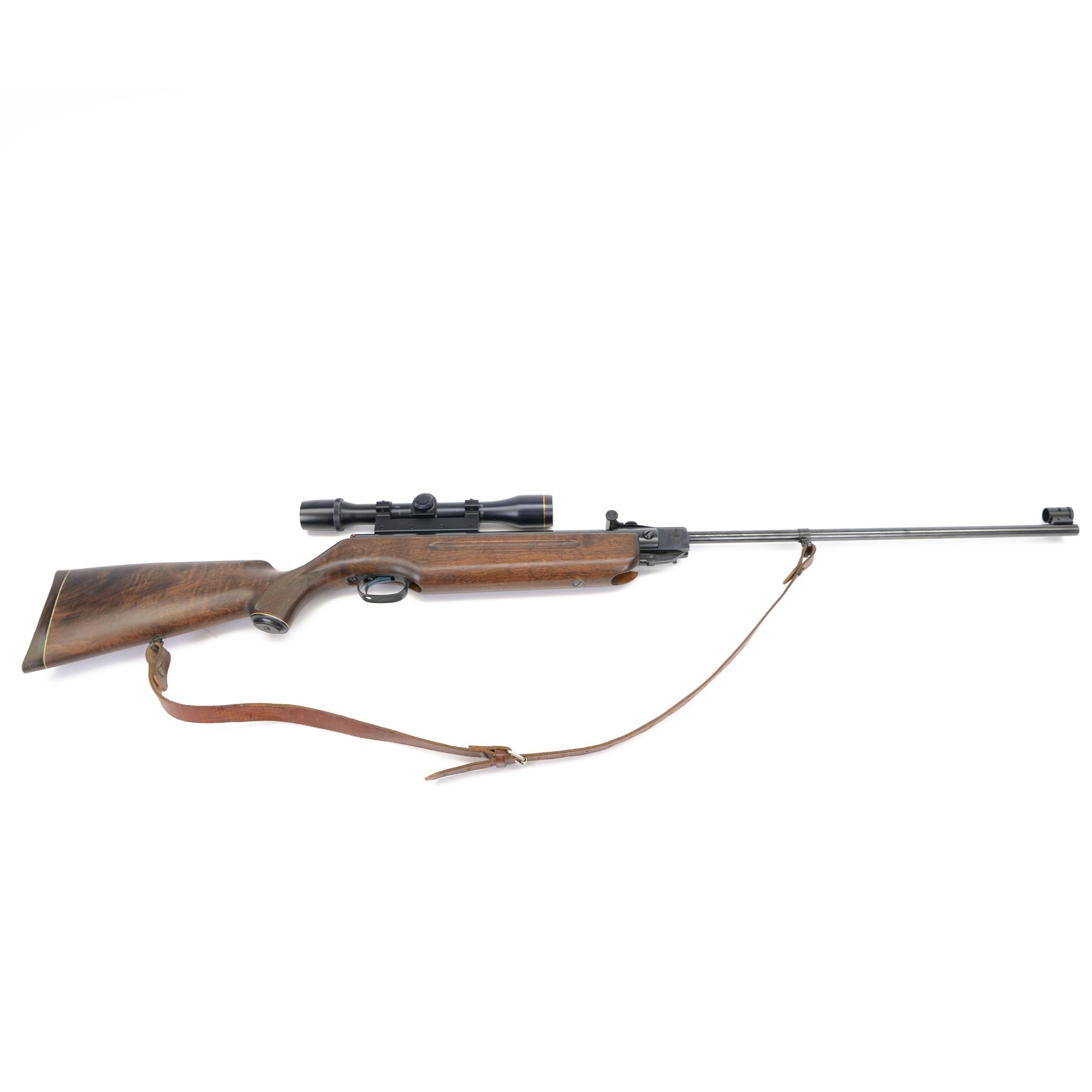 Weihrauch model HW35 air rifle Kal.5.5, with A.S.I De Luxe 4 x 32 scope, overall L121cm serial no. 989962