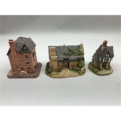 Six Lilliput Lane cottages, to include four special edition examples, including Swan and Cygnet and Hazelnut Hall, four boxed, four with deeds