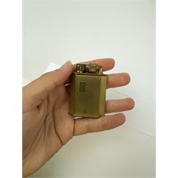 Novelty KKW camera lighter, together with a collection of other lighters, including McMurdo lighter, Benlow Golmet table lighter, Ronson examples, etc