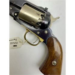 SECTION 1 FIREARMS CERTIFICATE REQUIRED - Pietta 1858 Remington target black powder muzzleloading pistol with 16.5cm (6.5