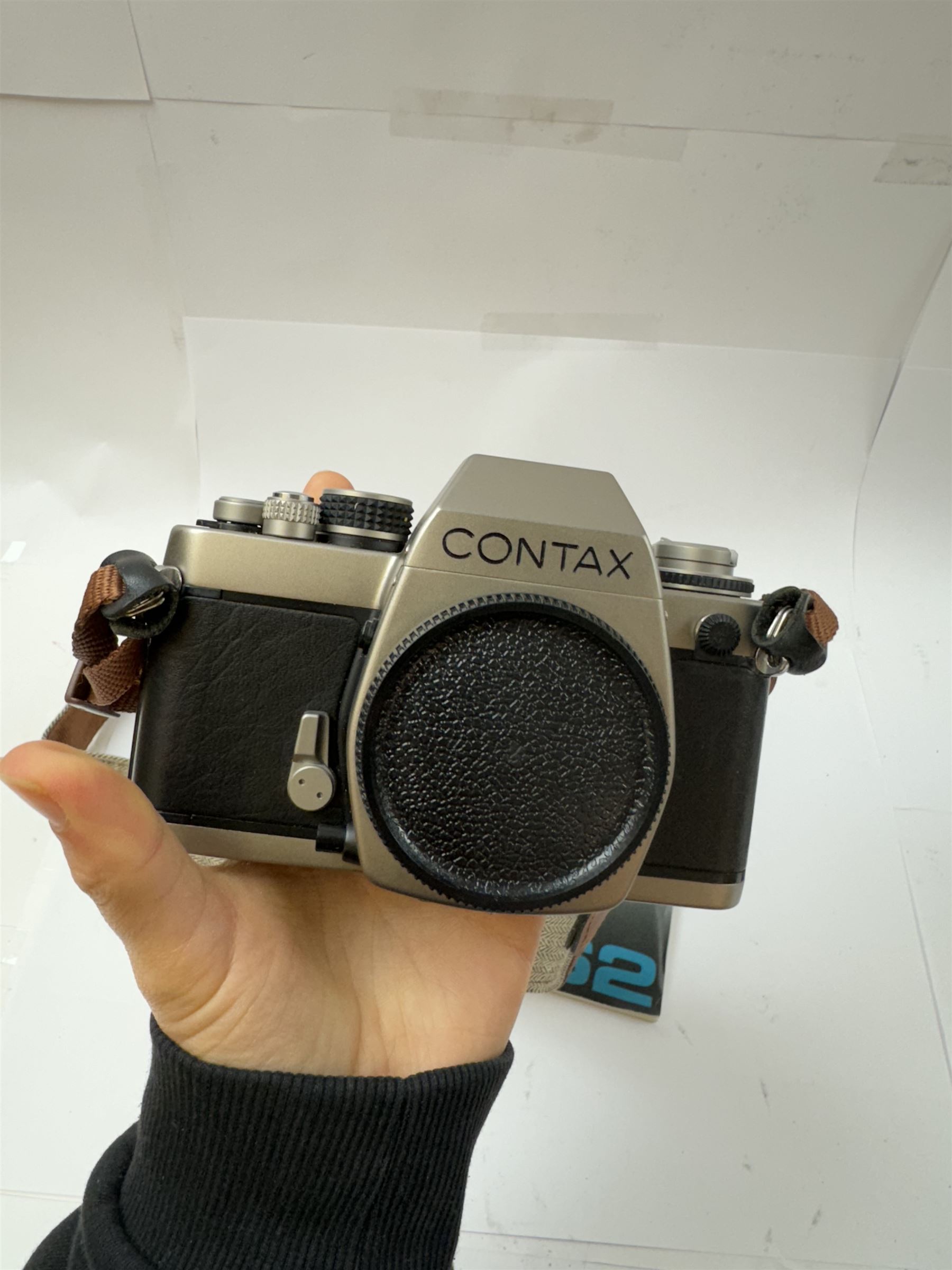 Contax S2 SLR camera body serial no. 009126, with instruction manual 