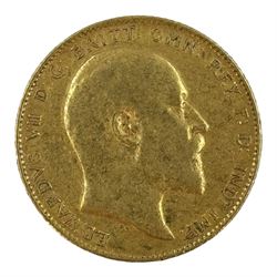 King Edward VII 1909 gold full sovereign coin