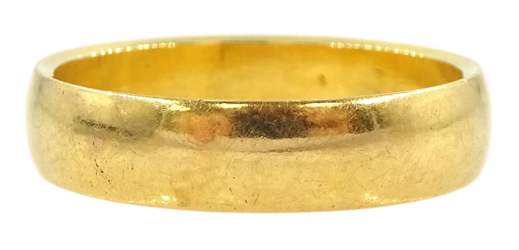 22ct gold wedding band