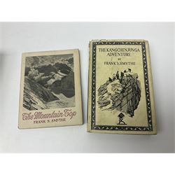 Mountaineering - twenty-six books including The West Face by Guido Magnone; The Conquest of Fitzroy by M.A. Azema; British Crags and Climbers by Pyatt & Noyce; A Mountain Called Nun Kun by Bernard Pierre; Mountain Climbing by Francis A. Collins; works by Frank S. Smythe, Edward Whymper, Arnold Lunn etc (26)