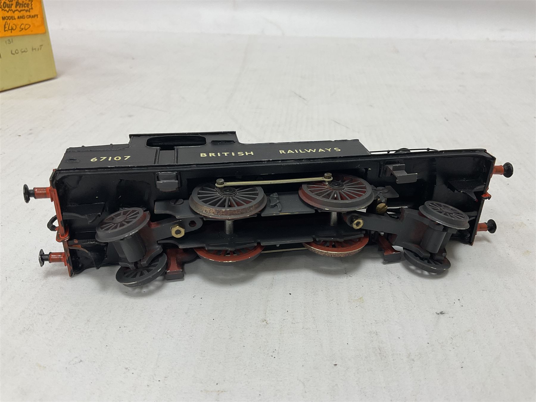 ‘00’ gauge - two kit built locomotives comprising Class F1 GCR/LNER/BR 2-4-2T no.5577 finished in LNER black with NC131 Nu-Cast box and purchase receipt; Class F2 GCR/LNER/BR 2-4-2T no.67107 finished in BR black (2) 