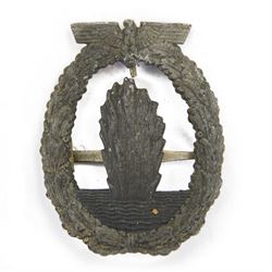 WWII German Kriegsmarine Mine Sweepers badge