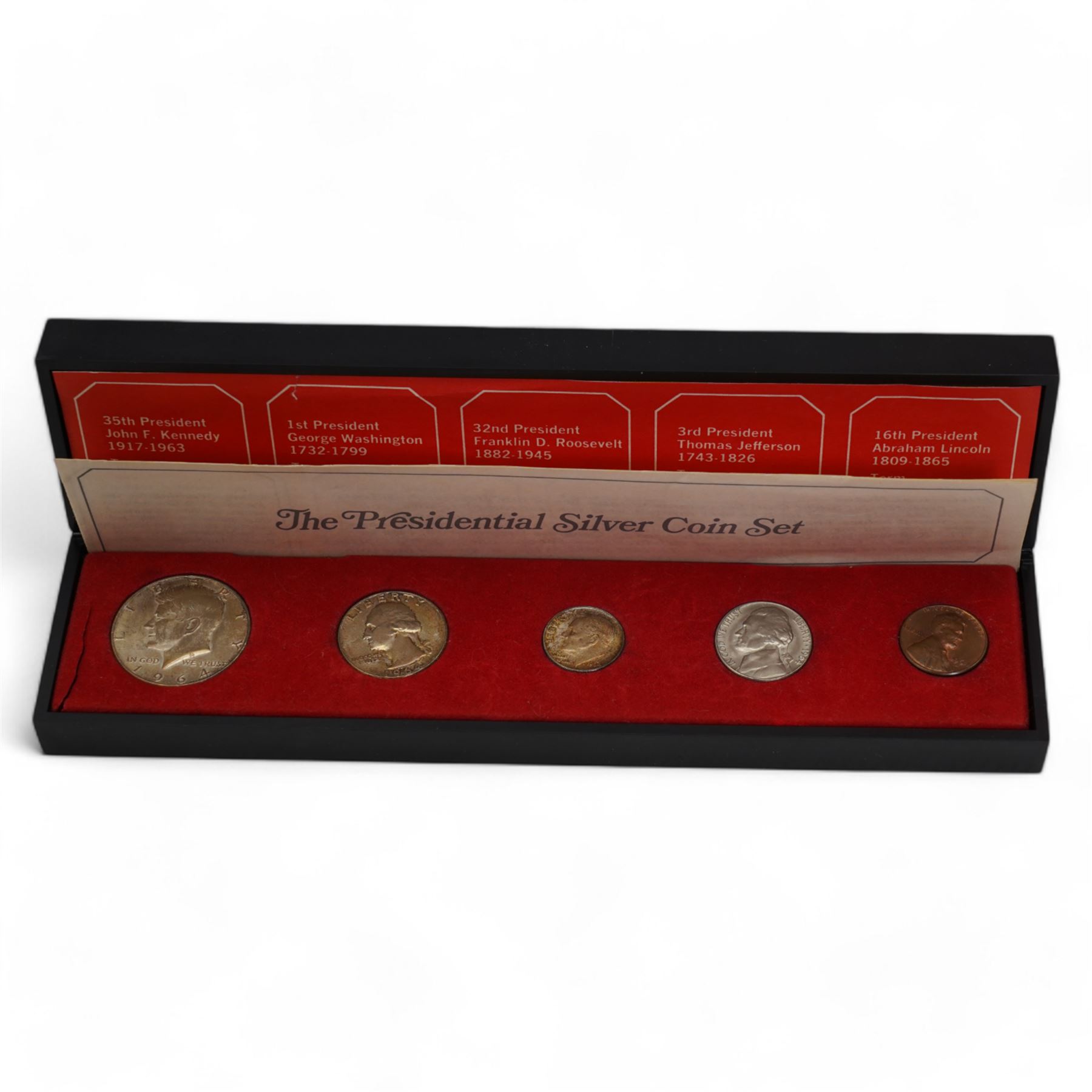 Commemorative and other coinage, including The Royal Mint United Kingdom 2000 'Queen Elizabeth The Queen Mother Centenary Year' silver proof five pounds, 2014 'SS Gairsoppa Britannia' quarter ounce silver coin in card folder, two Bailiwick of Guernsey 1997 silver proof one pound coins etc