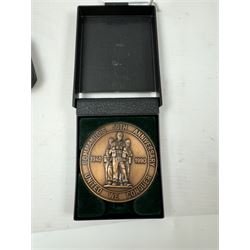 ERII military imperial service medal to William Francis James Furse, boxed with ribbons and a 1990 commando 50th anniversary medallion, boxed