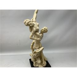 After Giambologna, composition group 'The Rape of the Sabine Women' H68cm