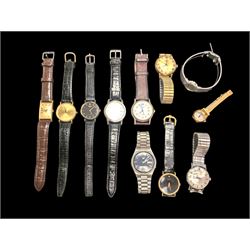 Collection of wristwatches including Raymond Weil 7009, Everite Seiko automatic, Kolber, Seiko quartz etc