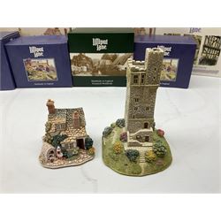 Twelve Lilliput Lane models to include The 1994 Anniversary Cottage Watermeadows, Collector's Club Woodman's Treat, Castle Hill, Huddersfield, Symbol of Membership Kiln Cottage etc, all boxed, eight with deeds