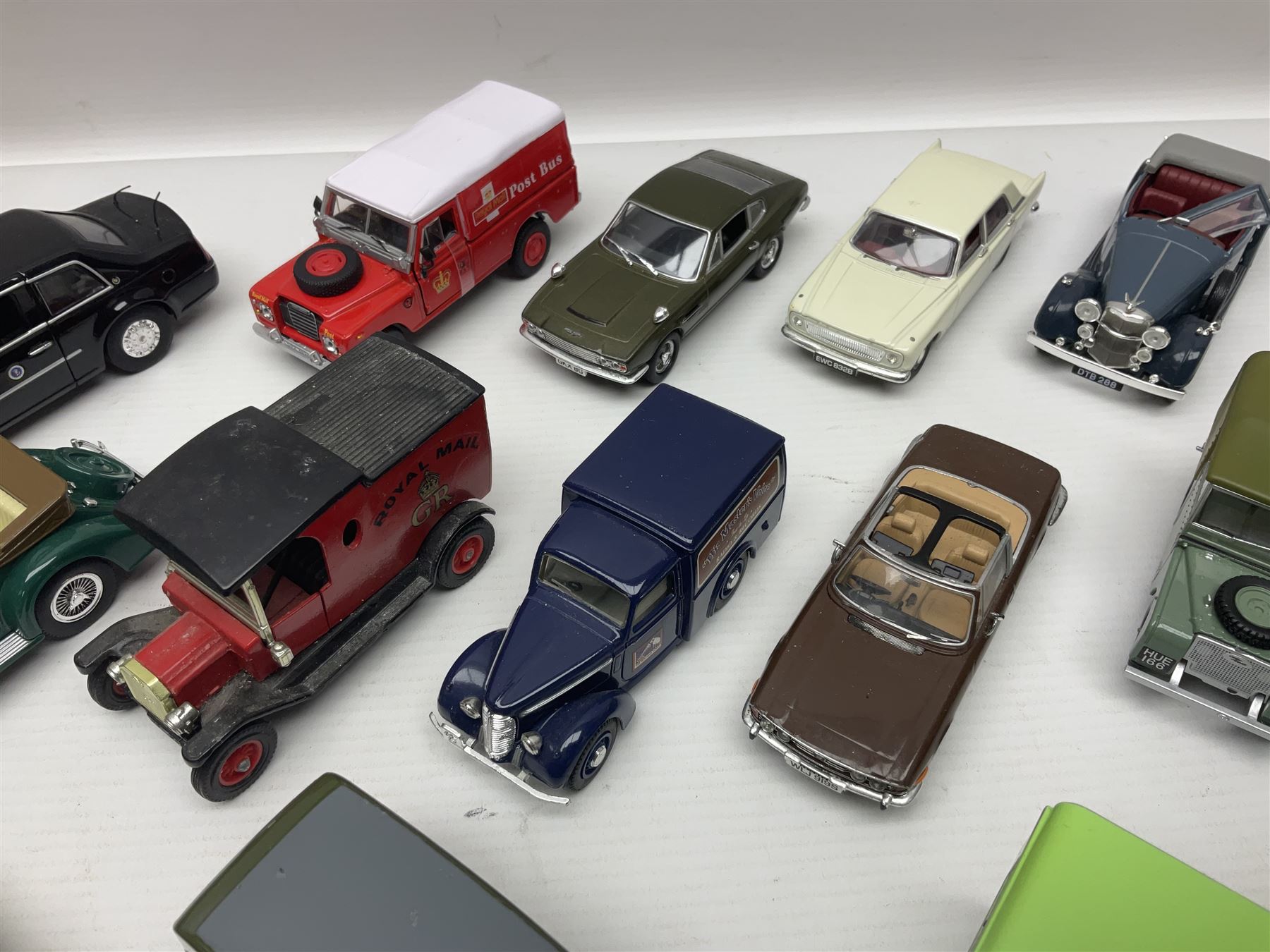 Over forty modern die-cast models by Corgi, Vanguards, Vitesse, Solido, Oxford, Polistil, Brumm, Schuco, Starline, etc; various scales; all unboxed