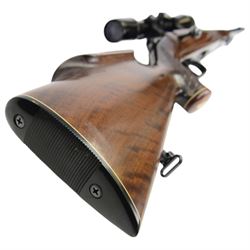 SECTION 1 FIREARMS CERTIFICATE REQUIRED - Anschutz .22lr 1422 bolt action rifle, with 58cm smooth barrel, chequered pistol grip stock, fitted with Nikko Stirling Silver Crown 4 x 40 scope, overall L110cm, serial no.12567625