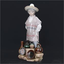 Lladro figure, Mexican pot seller no5080, H30cm