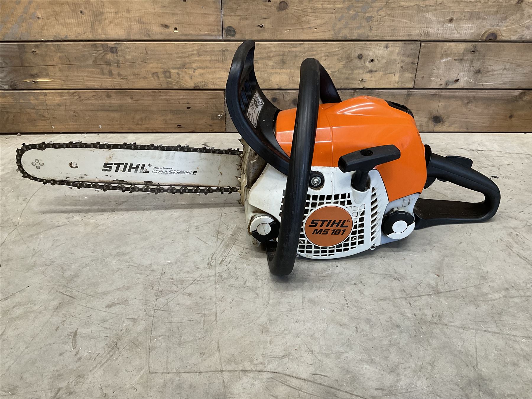 Stihl MS 181 petrol chainsaw, 14'' bar