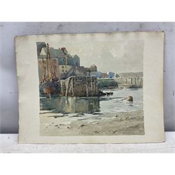 Harry Wanless (British c1872-1934): 'Brixham Harbour - Grey Day', watercolour signed, titled and dated 1926 verso 24cm x 28cm (unframed)
Provenance: direct from the artist's family, part of a collection never previously seen on the market