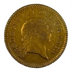 George III 1804 gold one third guinea coin