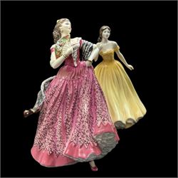 Two Royal Doulton figures, Carmen HN3993 and Elizabeth HN4426