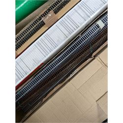 Collection of model railway flexi track, including Peco, Hornby, Lima etc