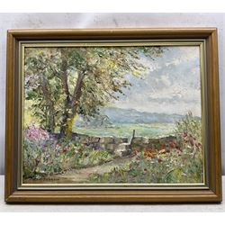 Ken Johnson (British 20th Century): Country Views, two oils on board signed 35cm x 45cm (2)