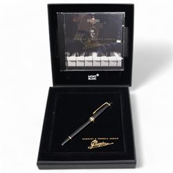 Mont Blanc 'Platinum Line' fountain pen -  'Homage à Frédéric Chopin' limited edition, wit...