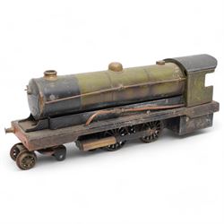 Bowman 4-4-0 live steam O gauge locomotive in green livery