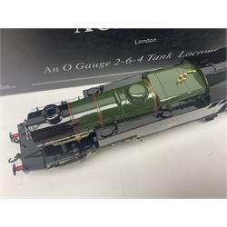 Ace Trains '0' gauge - limited edition E8 Stanier 2-6-4 tank locomotive No.42546 in late BR passenger green with final totem; for two or three rail running; boxed with original packaging and instructions in outer delivery box