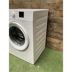 Beko WTK84011W 8k 1400 rpm washing machine - THIS LOT IS TO BE COLLECTED BY APPOINTMENT FROM DUGGLEBY STORAGE, GREAT HILL, EASTFIELD, SCARBOROUGH, YO11 3TX