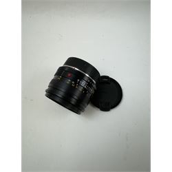 Leitz Summicron-R 1:2/50 50mm lens, serial no. 2958240, with UV filter and two lens caps 