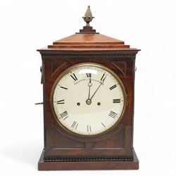 John Grant (II) Fleet Street, LONDON-Regency mahogany and gilt brass mounted 8-day strikin...