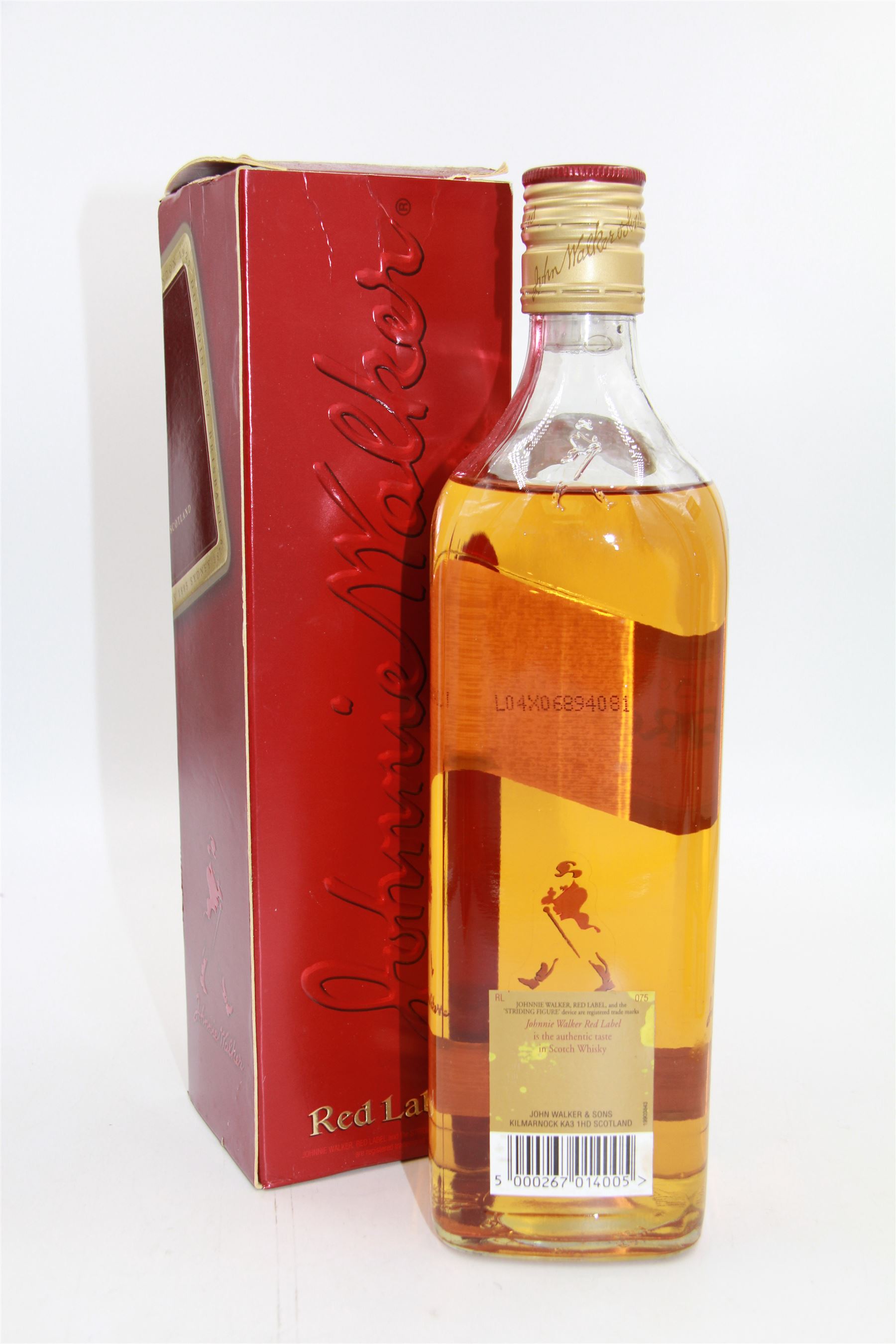 The Famous Grouse, Islay cask finished blended Scotch whisky 70cl 40%, Johnnie Walker, Black Label extra special blended Scotch whisky, 1L 43% and Johnnie Walker Red Label 75cl 40% (3) 