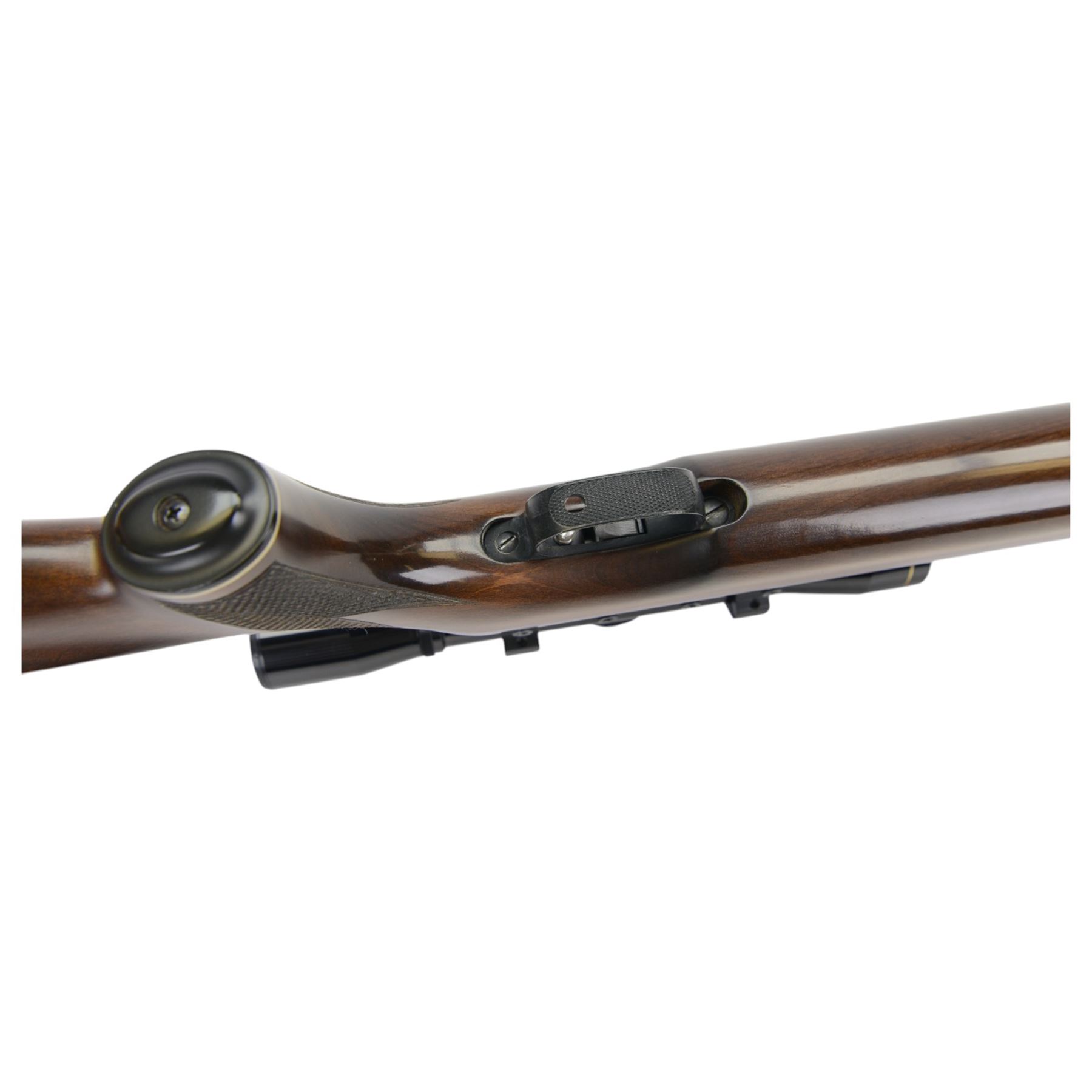  Weihrauch model HW85 air rifle, Kal.4.5, with Nikko Stirling Silver Crown 4 x 32 scope, overall L117cm, serial no. 1082555