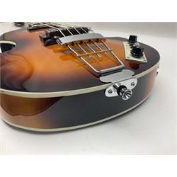 Hofner B-Bass Hi-Series electric bass guitar with sunburst finish L110cm; in Thomann fitted case