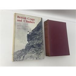 Mountaineering - twenty-six books including The West Face by Guido Magnone; The Conquest of Fitzroy by M.A. Azema; British Crags and Climbers by Pyatt & Noyce; A Mountain Called Nun Kun by Bernard Pierre; Mountain Climbing by Francis A. Collins; works by Frank S. Smythe, Edward Whymper, Arnold Lunn etc (26)