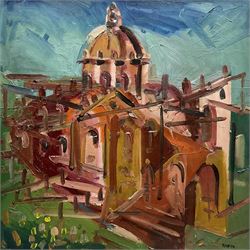 Kane Cunningham (British 1961-): 'Castle Howard', oil on canvas signed and dated '06, titl...