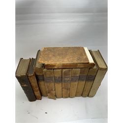 Johnson Samuel: 'The Works of Samuel Johnson, LL.D.', Oxford, Talboys & Wheeler, London, W. Pickering, 1825, nine volumes, together with The Arminian Magazine, volume VII, London, and Vie de Catherine II, Tome Premier et Second, Paris, (12)