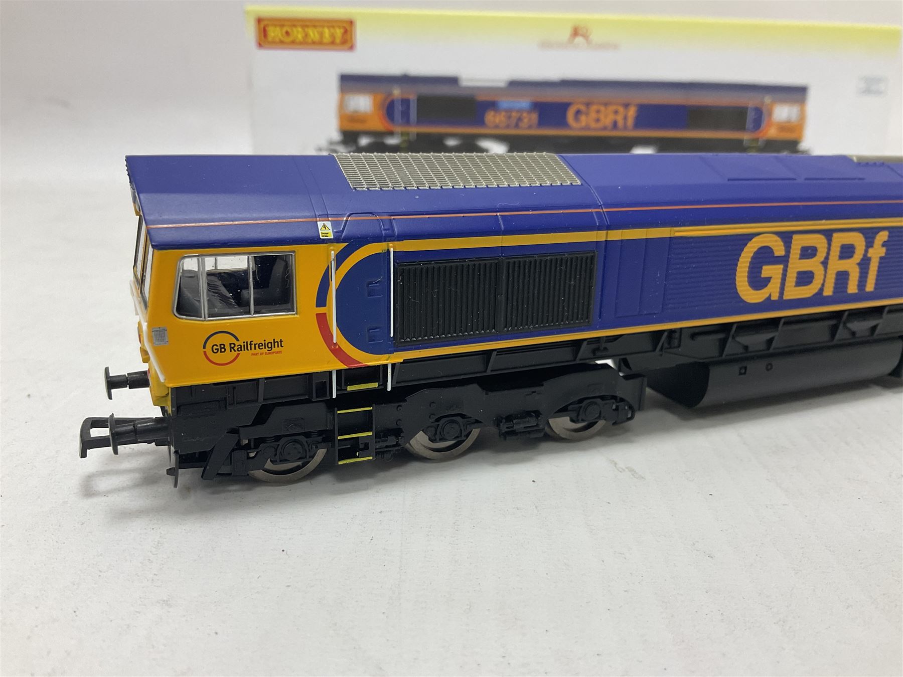 Hornby ‘00’ gauge - DCC ready GBRf Co-Co Class 66 ‘InterhubGB’ no.66731; in original box 