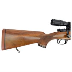 SECTION 1 FIREARMS CERTIFICATE REQUIRED - Parker Hale .308 bolt action rifle, the 62cm barrel, marked with BNP below a crown, fitted with Nikkostirling  Gold Crown Deluxe 4x 32 scope, overall L113cm, serial no. 09198