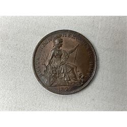 George IIII 1822 farthing coin