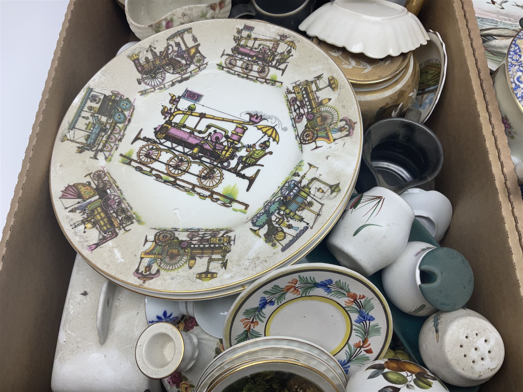 Collection of ceramics, to include Hornsea dinner wares, other tea services, trinket dishes etc, in four boxes 