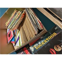 Collection records and 7 inch singles, including Elvis, Abba, Fleetwood Mac, etc 