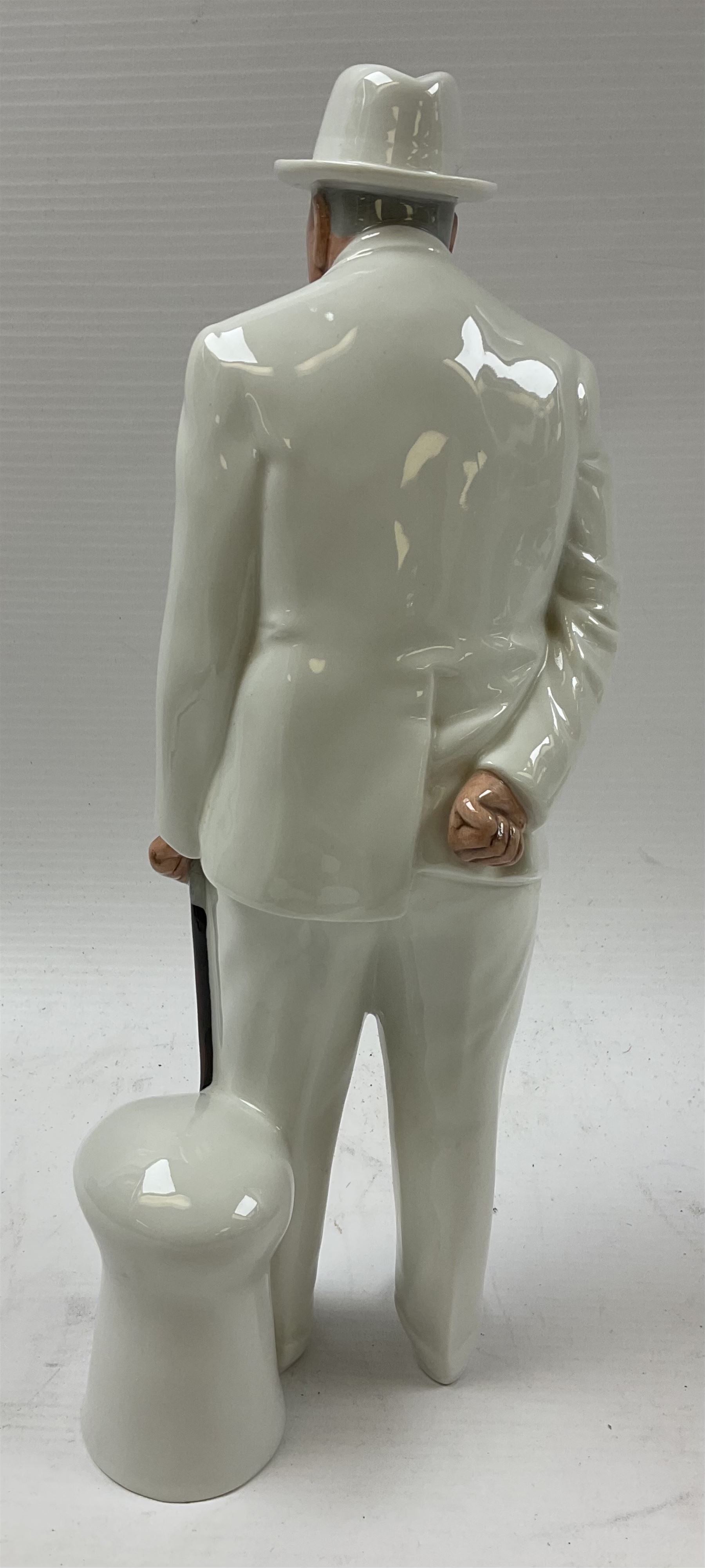 Royal Doulton figure, Sit Winston Churchill modelled by Adrian Hughes HN3057, H26cm