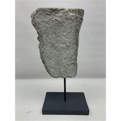 Composite sculpture of a classical greek god on stand, H40cm