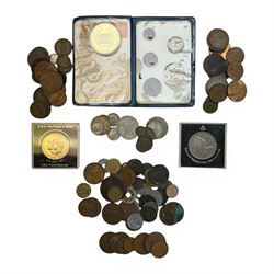 Approximately 95 grams of Great British pre 1947 silver coins, other pre-decimal coinage, ...